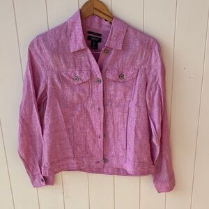 Jones and Co 100% Linen Jacket! Size small